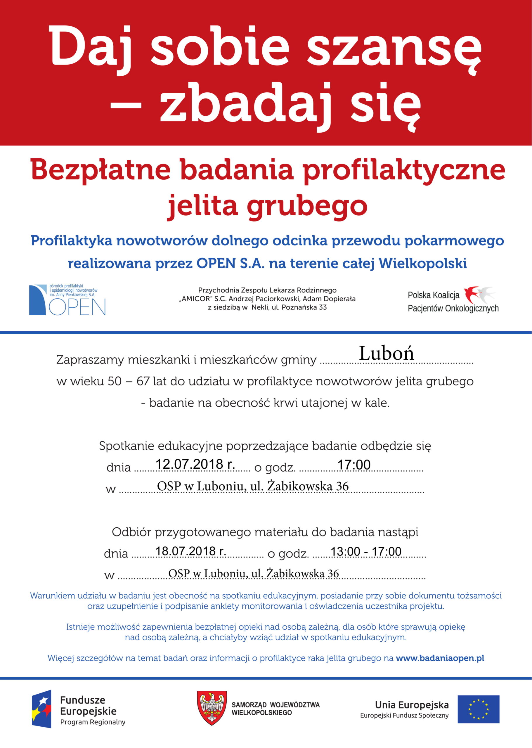 Badania w Luboniu