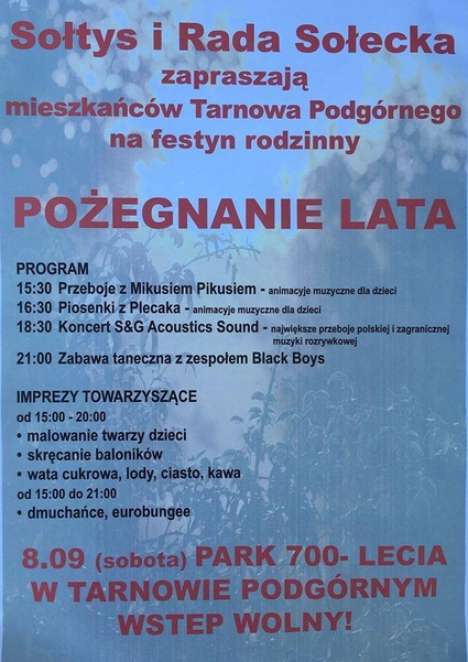 Festyn w Tarnowie Podg.
