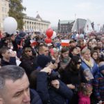 Obchody swięta Niepodlegości na Placu Wolności w Poznaniu