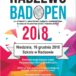 Plakat na turniej badmintona w Radzewie na 16 grudnia 2018