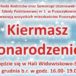 Plakat na kiermasz bożonarodzeniowy w Puszczykowie na 7 grudnia 2018