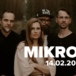 Plakat na koncert Mikromusic na 14 lutego 2019
