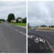 zdjęcie rozbudowa drogi przed i po (rondo)