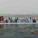 Uczestnicy Mistrzostw świata i Pucharu Arktyki w pływaniu zimowym 2019