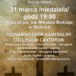 Plakat koncertu pasyjnego na 31 marca w Skokach