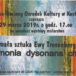 Plakat na wernisaż wystawy malarstwa w Kostrzynie na 29 marca 2019