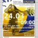 Plakat na turniej piłki siatkowej w Kórniku na 24 marca 2019