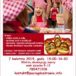 Plakat na warsztaty kulinarne w Luboniu na 7 kwietnia 2019