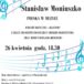 Plakat Koncert Muzyczno-Baletowy Stanisław Moniuszko Polska w Muzyce, Hala widowisko-sportowa w Puszczykowie, 26 kwietnia 2019, godz. 18:30