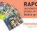 Plakat Raport Odpowiedzialny Biznes w Polsce Dobre praktyki, Premiera 28 marca