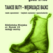 Plakat Taakie Buty- Wędrujące Bajki, Biblioteka Miejska, 18 kwietnia 2019, godz. 17:00, wstęp wolny, plakat przedstawia zielonego buta