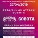 Plakat Gramy dla Wiktorka, Peja/Slums Attack Sobota, 27 kwietnia 2019, godz. 12:00-24:00