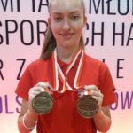 Reprezentantka Akademii Bilardowej Rokietnica na mistrzostwach Polski juniorów w Kielcach