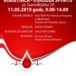 Plakat Akcja Poboru Krwi, 11 maja 2019, godz. 9:00-14:00, Rokietnica- Ośrodek sportu