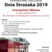 Plakat Powiatowe Obchody Dnia Strażaka 2019, 18 maja 2019, Plac Powstańców Wielkopolskich w Murowanej Goślinie