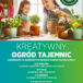 Plakat Kreatywny Ogród Tajemnic, 13-13.04, 10-11.05, 7-8.06. 2019r.,