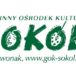 Logo Gminny Ośrodek Kultury Sokół, Czerwonak, www.gok-sokol.pl