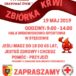 Plakat Zbiórka Krwi, 19 maja 2019r, godz. 9:00-14:00, Hala widowiskowo-sportowa w Stęszewie