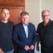 Wizyta pracowników urzędu Regionu Hanower w ramach projektu „Wymiana kompetencji międzykulturowych”, Thomas Dyszack oraz Marco Brückmann, Tomasz Łubiński