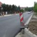 Remontowana droga asfaltowa