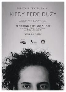 Plakat na spektakl teatralny na 24 sierpnia 2019 w Mosinie