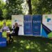 Zdjęcie z nagrania materiału radiowego Posłuchajmy o Owińskach
