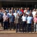 Uczestnicy spotkania dotyczącego szkolenia obronnego w Łężeczkach