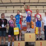 Uczestnicy zawodów kolarskich w Kórniku 6 września 2019