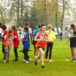 Uczestnicy szkolnych zawodów biegowych w Kórniku