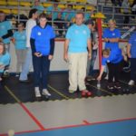 Uczestnicy osiemnastego powiatowego turnieju bocci w Dopiewie