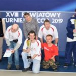 Uczestnicy osiemnastego powiatowego turnieju bocci w Dopiewie
