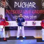 Nagrodzeni na podium Pucharu Polskiej Unii Karate