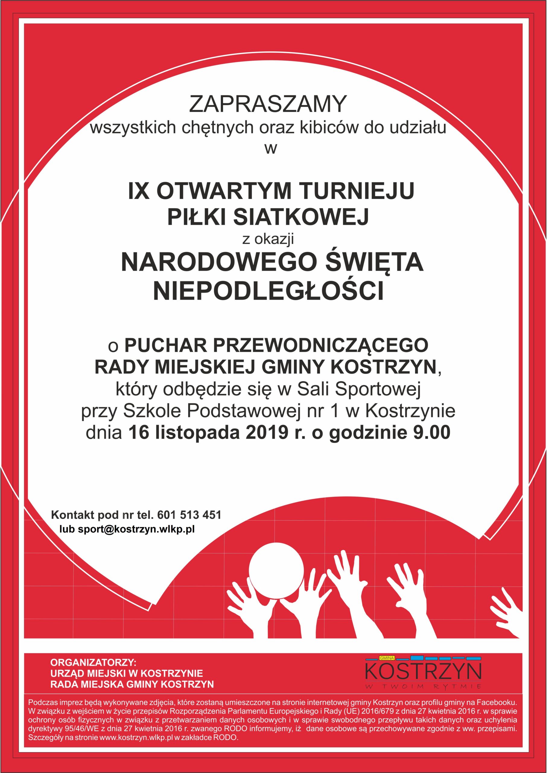 IX OTWARTY TURNIEJ PIŁKI SIATKOWEJ