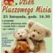 Plakat Dnia Pluszowego Misia 25 listopada godz. 16:30 w bibliotece publicznej w Stęszewie