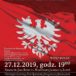 plakat kocnertu z okazji 101. rocznicy wybuchu powstania wielkopolskiego 27 grudnia 2019 godz. 19