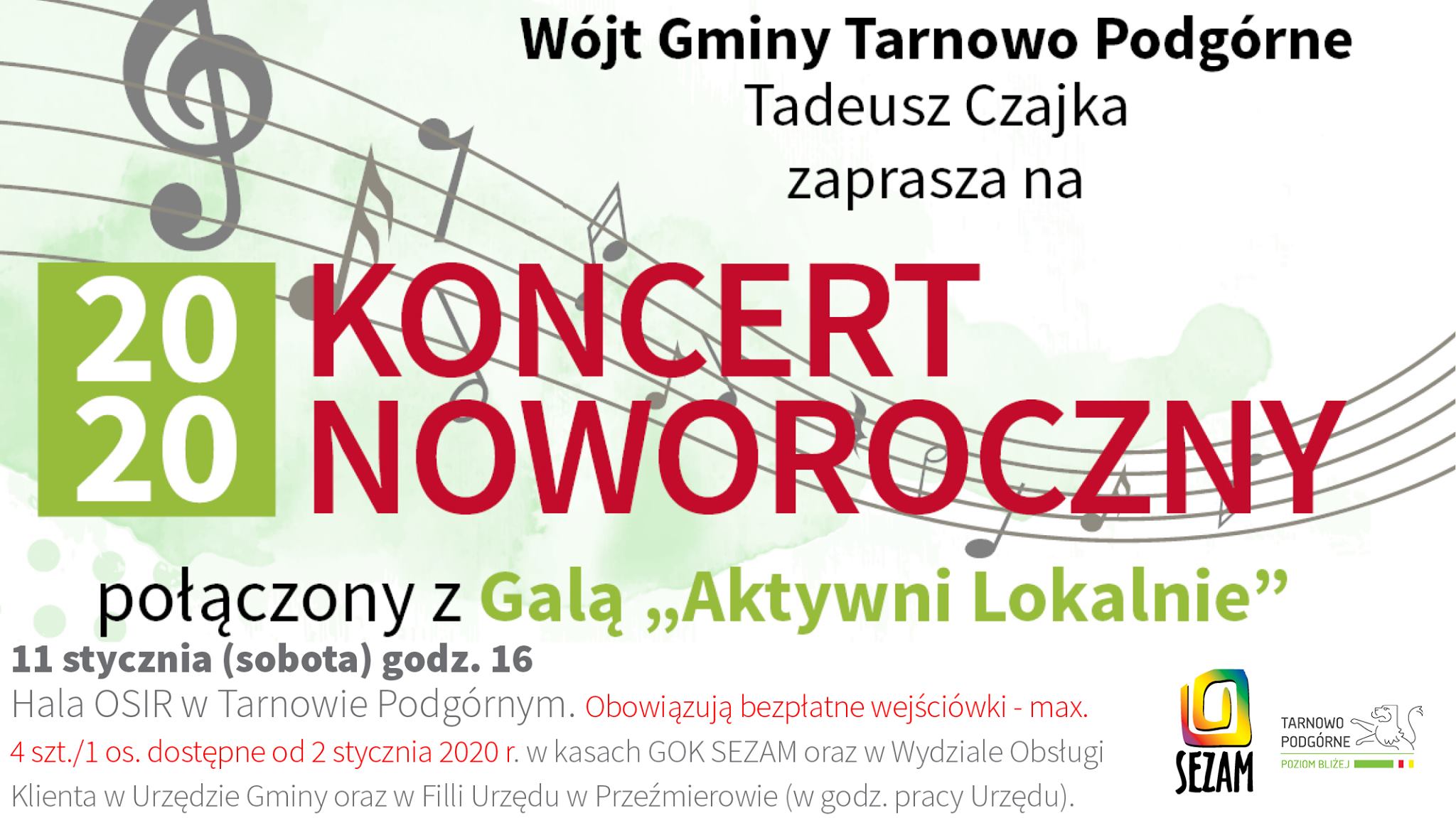 XVI Koncert Noworoczny Gminy Tarnowo Podgórne