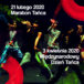 Plakat zajęć tanecznych na 21 lutegi i 3 kwietnia 2020