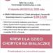 Plakat poboru krwi w Komornikach na 19 stycznia 2020
