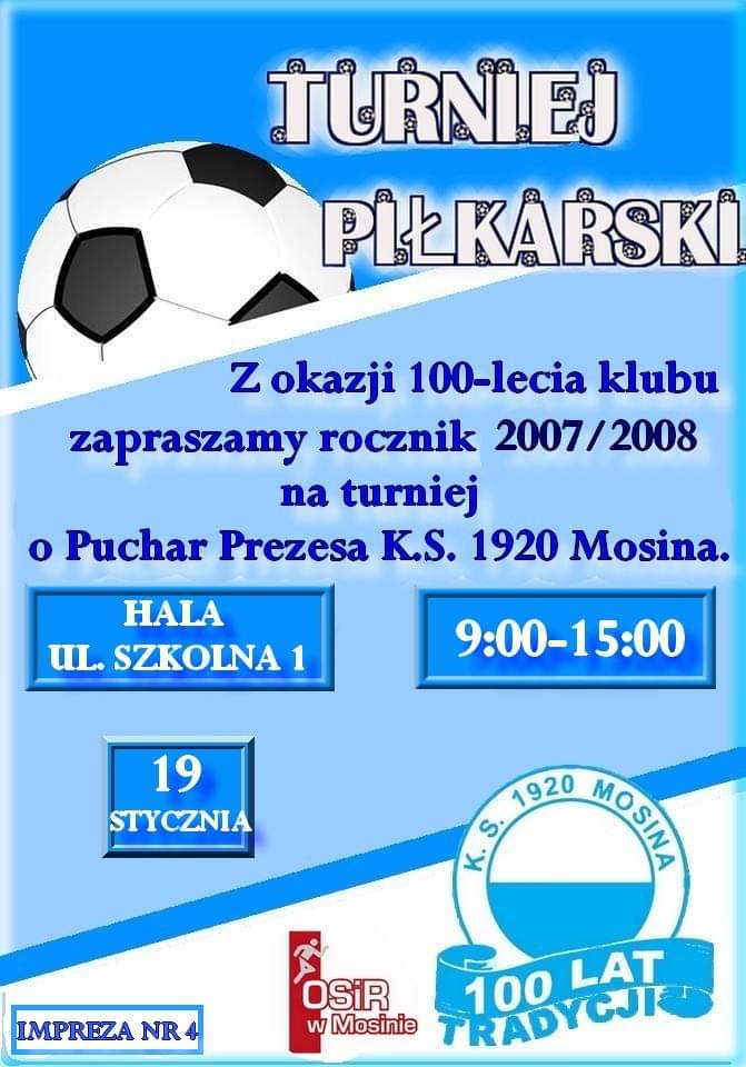 Turniej Piłkarski rocznika 2007/2008