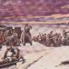 malarstwo obrazujące żołnierzy w okopach nawiązujące do powstania wielkopolskiego