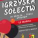 Plakat Igrzysk sołectw w tenisie stołowym 15 marca w hali widowiskowo-sportowej w Stęszewie