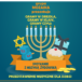 Plakat spotkania z muzyką żydowską - przedstawienie muzyczne dla dzieci w sali konferencyjnej hali widowiskowo-sportowej w puszczykowie 19 lutego 2020 godz. 17