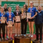 22. mistrzostwa Wielkopolski seniorek i seniorów w tenisie stołowym - nagrodzone dziewczyny na podium