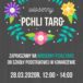 plakat wydarzenia "Wiosenny Pchli Targ" mającego miejsce w SP w Konarzewie, 28 marca 2020 w godz. 12-14