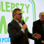 przemawiający starosta poznański Jan Grabkowski