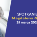zapowiedź spotkania autorskiego z Magdaleną Grzebałkowską 20 marca 2020 godz. 19