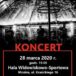 zapowiedź koncertu 28 marca 2020 godz. 19 w hali widowiskowo-sportowej w Mosinie