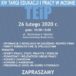 Plakat zapowiadający Targi Edukacji i pracy w Mosinie 26 lutego 2020 w godz. 10-13 w Mosińskim Ośrodku Kultury