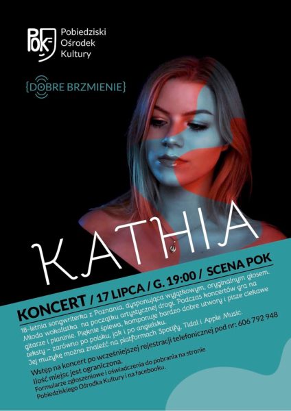 plakat Kathia koncert w pobiedziskach