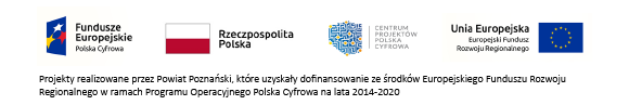 logotypy Funduszy Europejskich, Rzeczpospolita Polska, Centrum Projektów Polska Cyfrowa oraz Unii Europejskiej, 